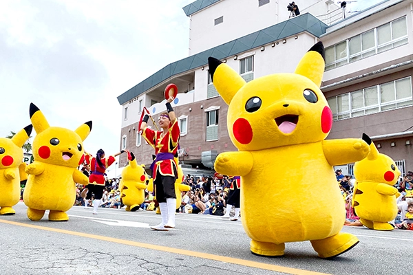 Pikachu Parade in Chatan, Okinawa