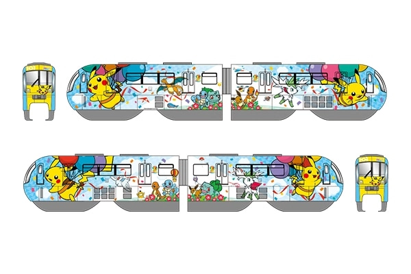 Designs featuring Pikachu and friends