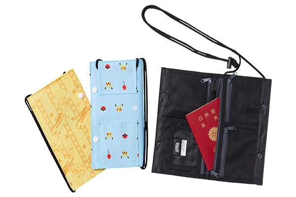 Pokemon Passport Cover Holder Case Card ID Travel Accessory Leather  PICK-A-CHU